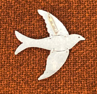 Image 2 of Flying Bird Brooch or necklace.