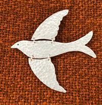 Image 1 of Flying Bird Brooch or necklace.
