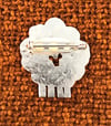 Sheep brooch or necklace.