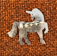 Image 2 of Unicorn Brooch or Pendant