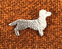 Image 1 of Sausage dog brooch or necklace.