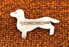 Sausage dog brooch or necklace.