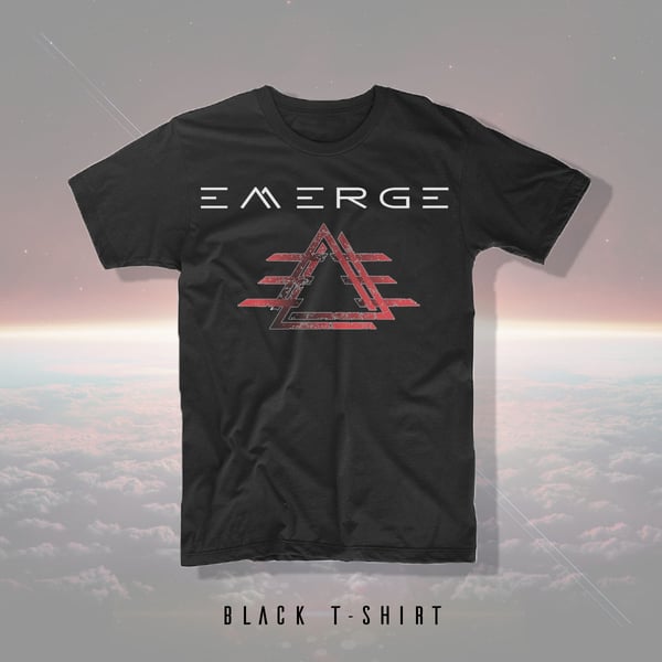 Image of Emerge - Black Logo Tee