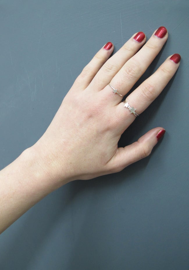 {NEW}Stella Nova –3 Star Stacking Rings