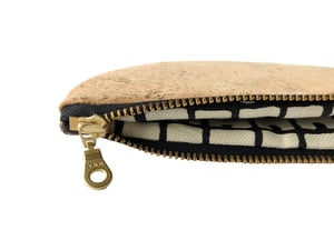 Image of Paula Half Moon Pouch In Natural Cork