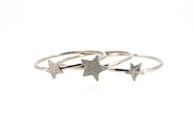 {NEW}Stella Nova –3 Star Stacking Rings