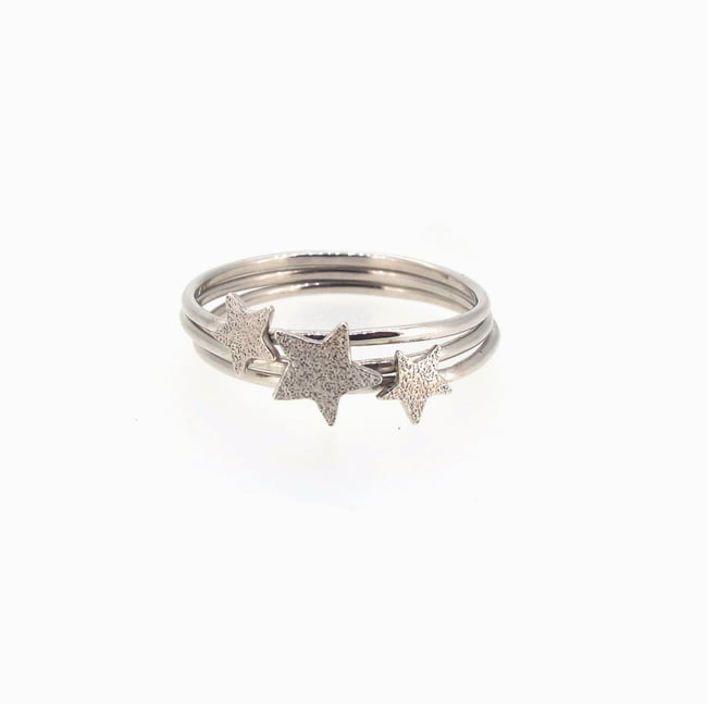 {NEW}Stella Nova –3 Star Stacking Rings
