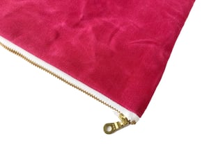 Image of Gloria Clutch In Hot Pink Hand Waxed Canvas