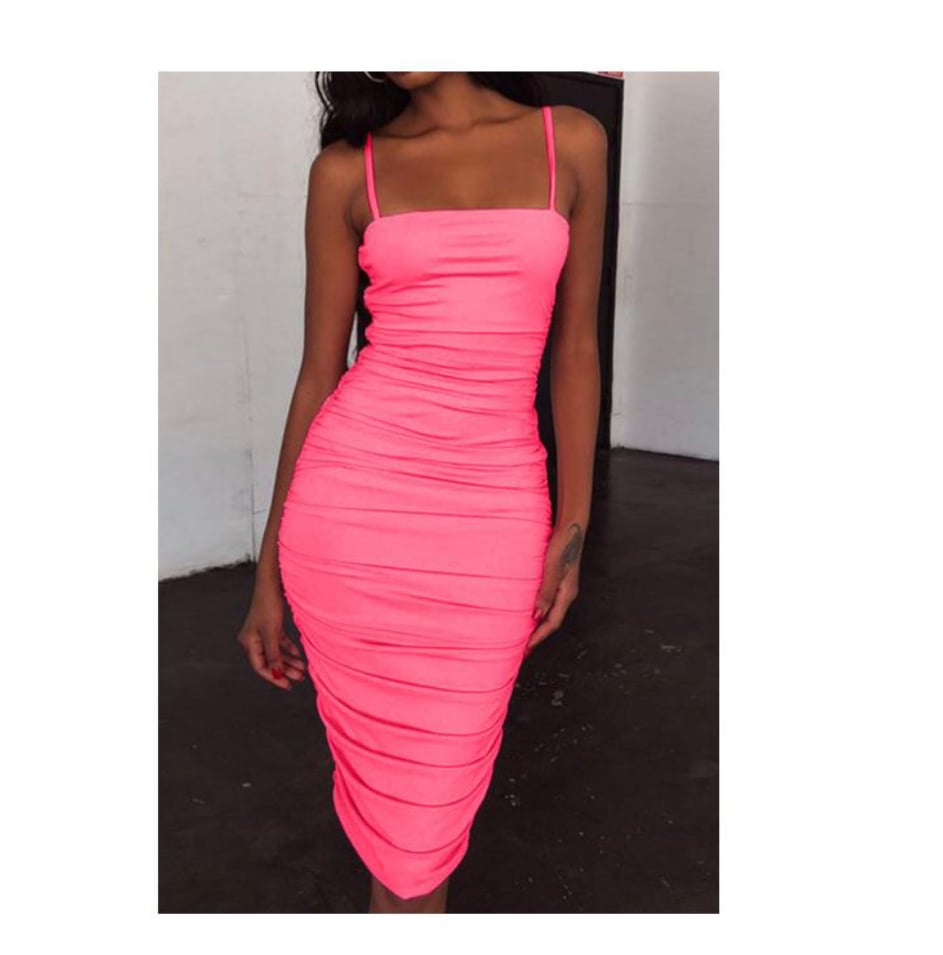 Neon Midi Dress