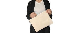 Image of Gloria Clutch In White Cork