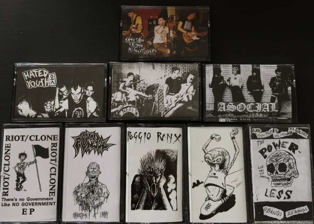 Image of HARDCORE PUNK BOOTLEG TAPES