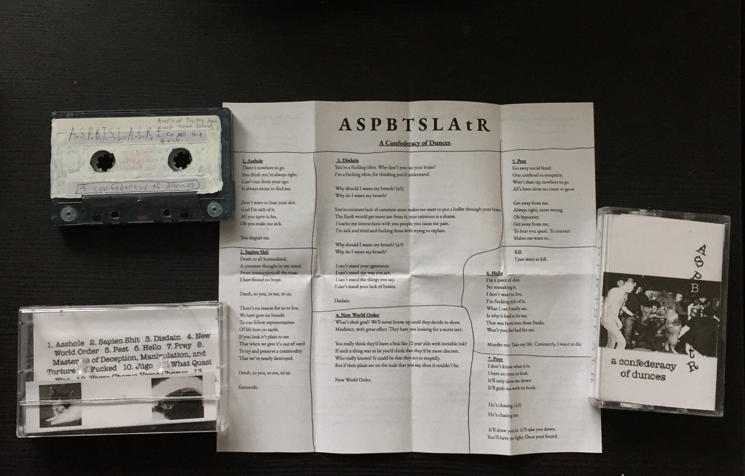 Image of ASPBTSLATR “A Confederacy Of Dunces” Tape