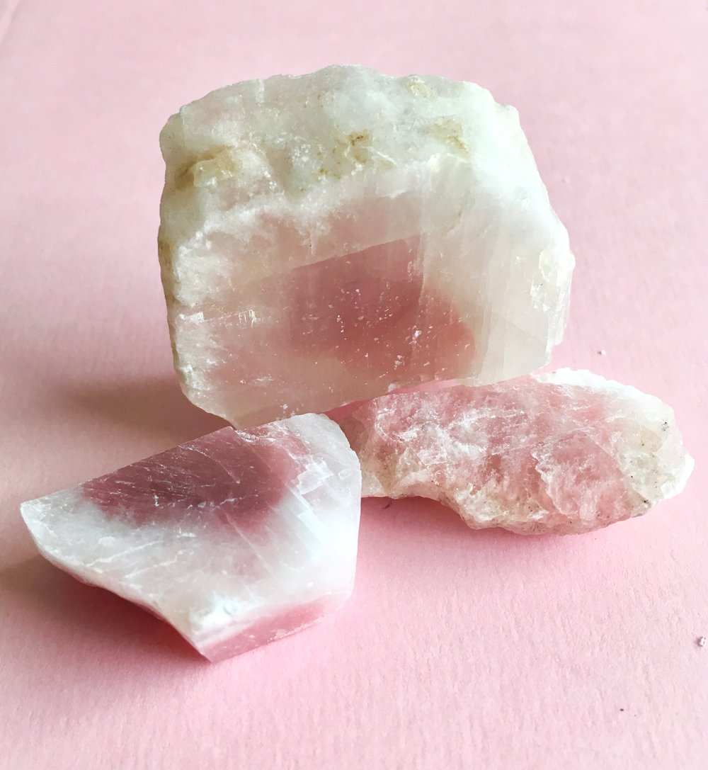 Image of Rose Pink Flourescing Calcite 