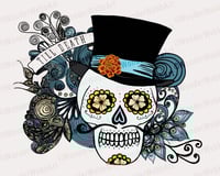 Till Death Sugar Skull Groom