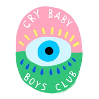 Cry Baby Boy's Club Sticker