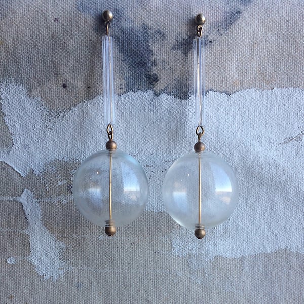 Image of Glass Drop Earrings