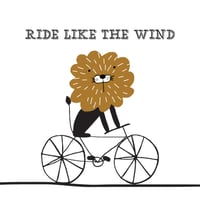 Image 1 of Ride Like the Wind Lion Print
