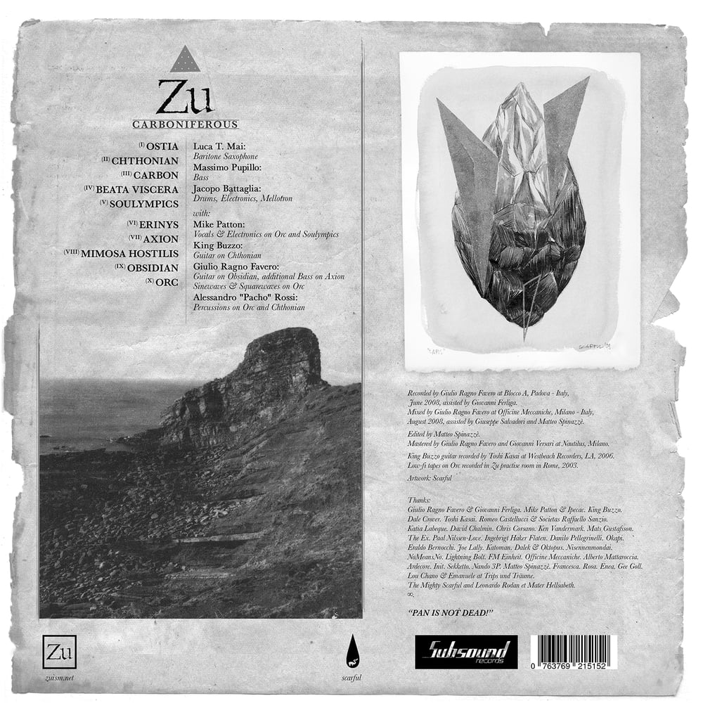 Zu - Carboniferous - LP "Golden Edition 10th Anniversary"