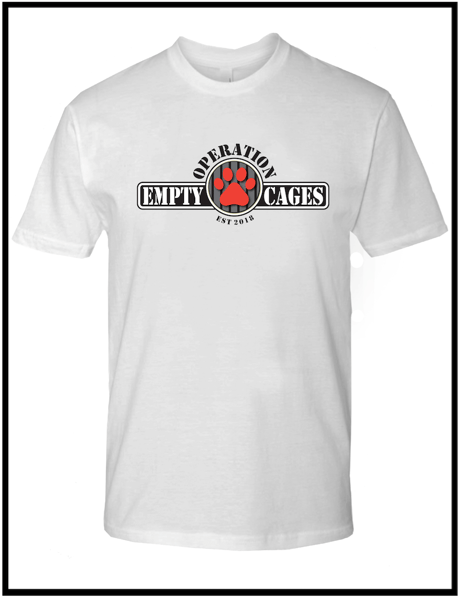 Image of Operation Empty Cages White Tee 
