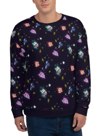 Image 1 of "Space Kitties" Unisex Sweatshirt