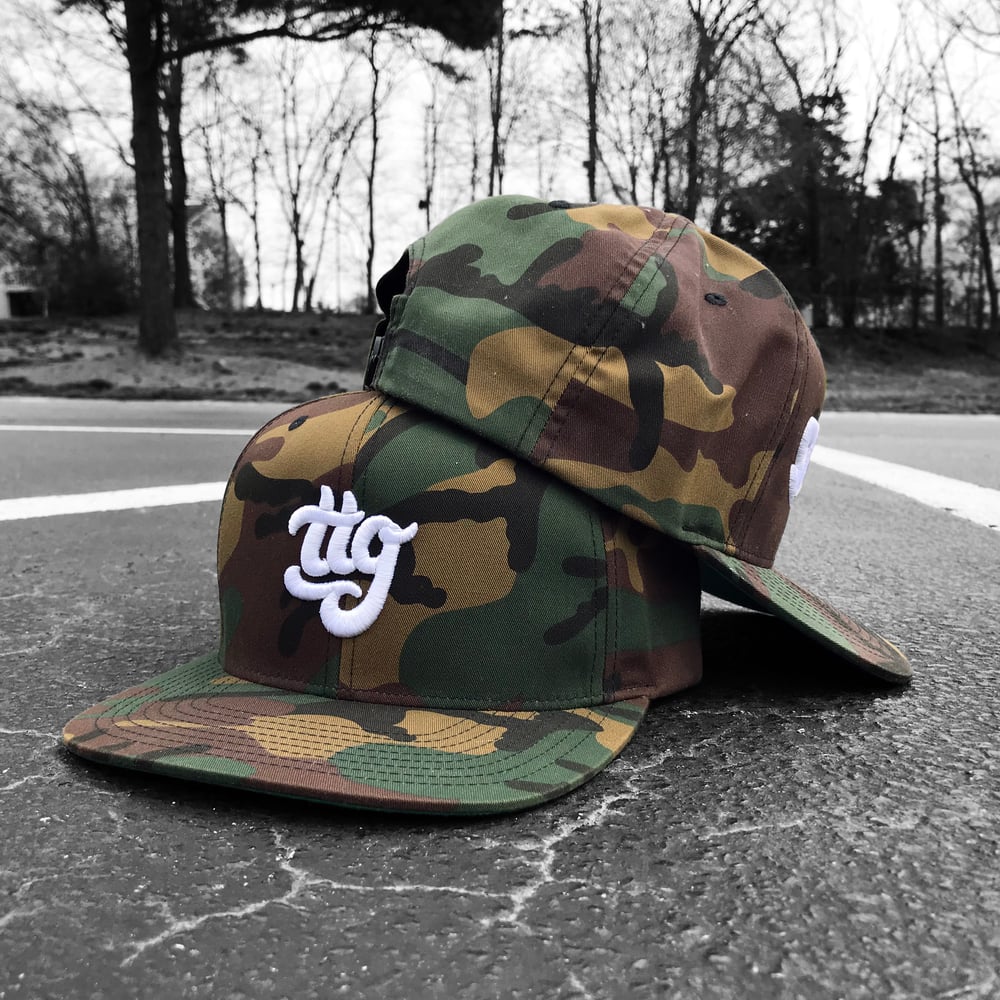 Image of TTG Camo Drip SnapBack