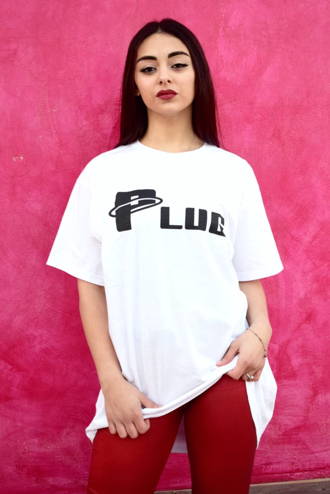 Image of T-SHIRT PLUG WHITE GIRL