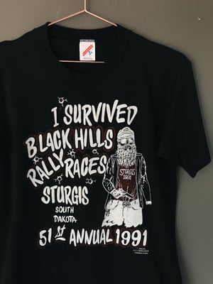 Image of Sturgis - I Survived Black Hills Rally Races -  1991 Shirt