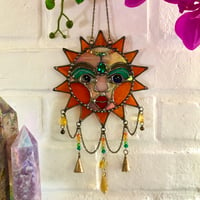 Image 3 of Boho Indian Sun Suncatcher 