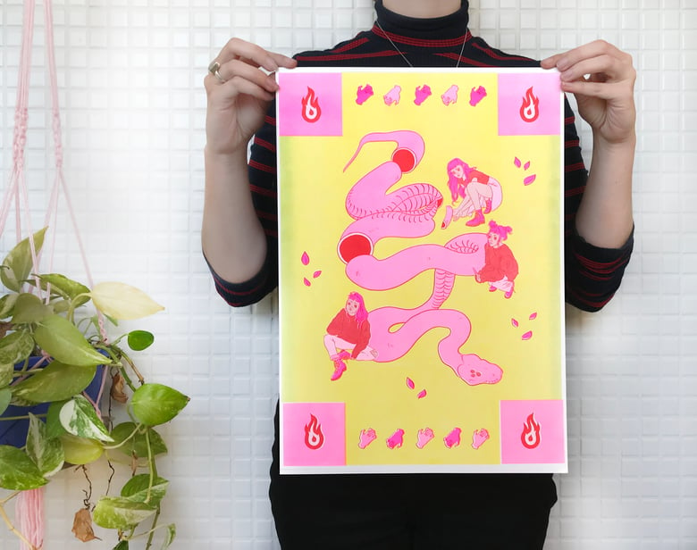 Image of Ophidia 1 — Risograph Print