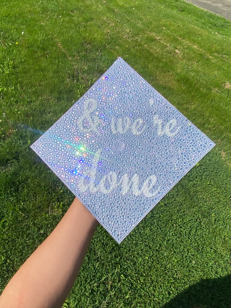 Image of Rhinestone Grad Cap
