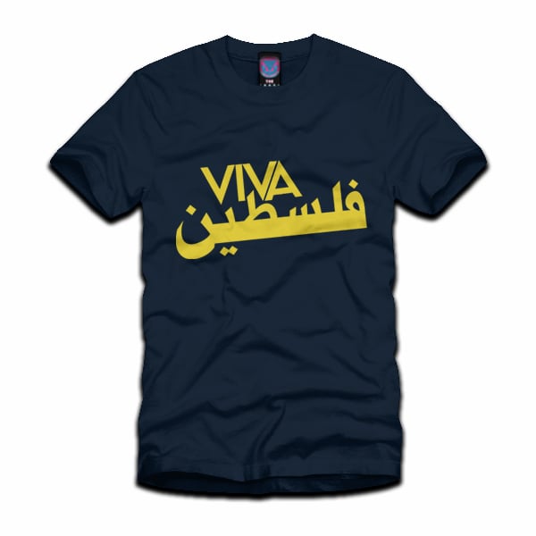 Image of 'Viva Filisteen' (Palestine) - Navy/Yellow *REFIX*