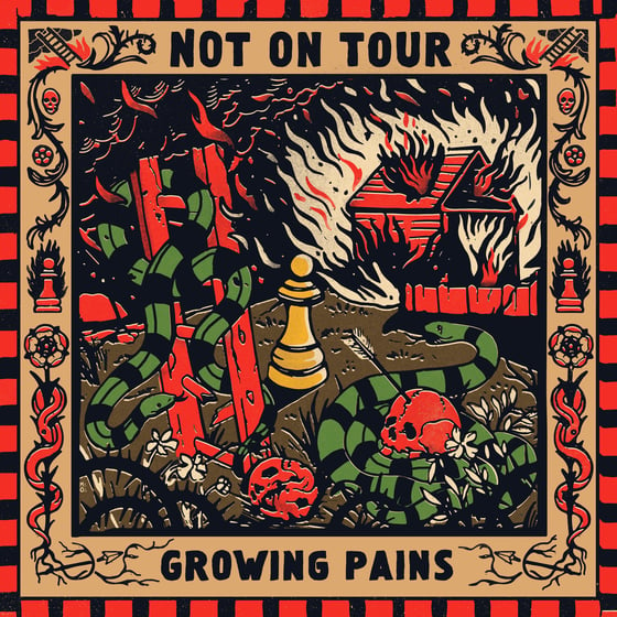 Image of LADV120 - NOT ON TOUR "growing pains" LP
