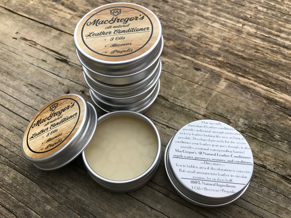 MacGregor Customs Leather Co. — MacGregor’s All Natural Leather Conditioner