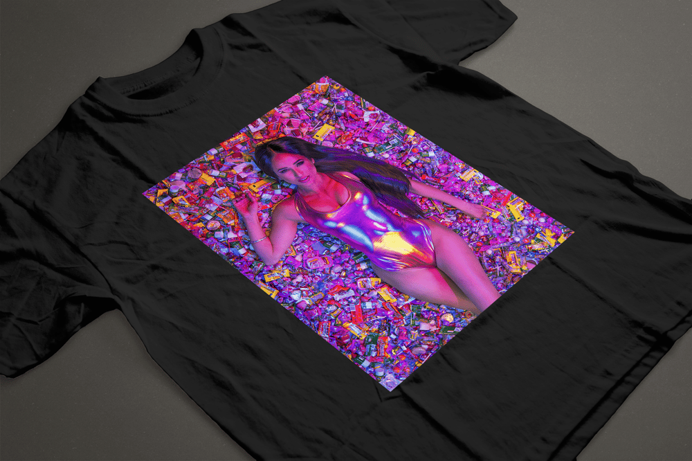 Image of  "EYE CANDY" Eli Carrillo Tee (BLACK) 