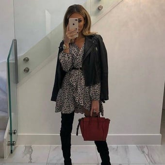 Image of Esme Printed Dress