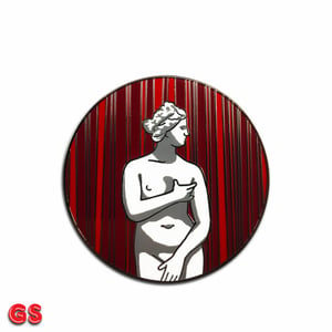 Image of 'A Place both Wonderful and Strange' Collection: The Waiting Room Hard Enamel Pin