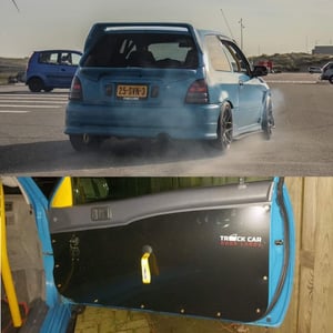 Image of Toyota EP91 Starlet - Using top piece - Track Car Door Cards