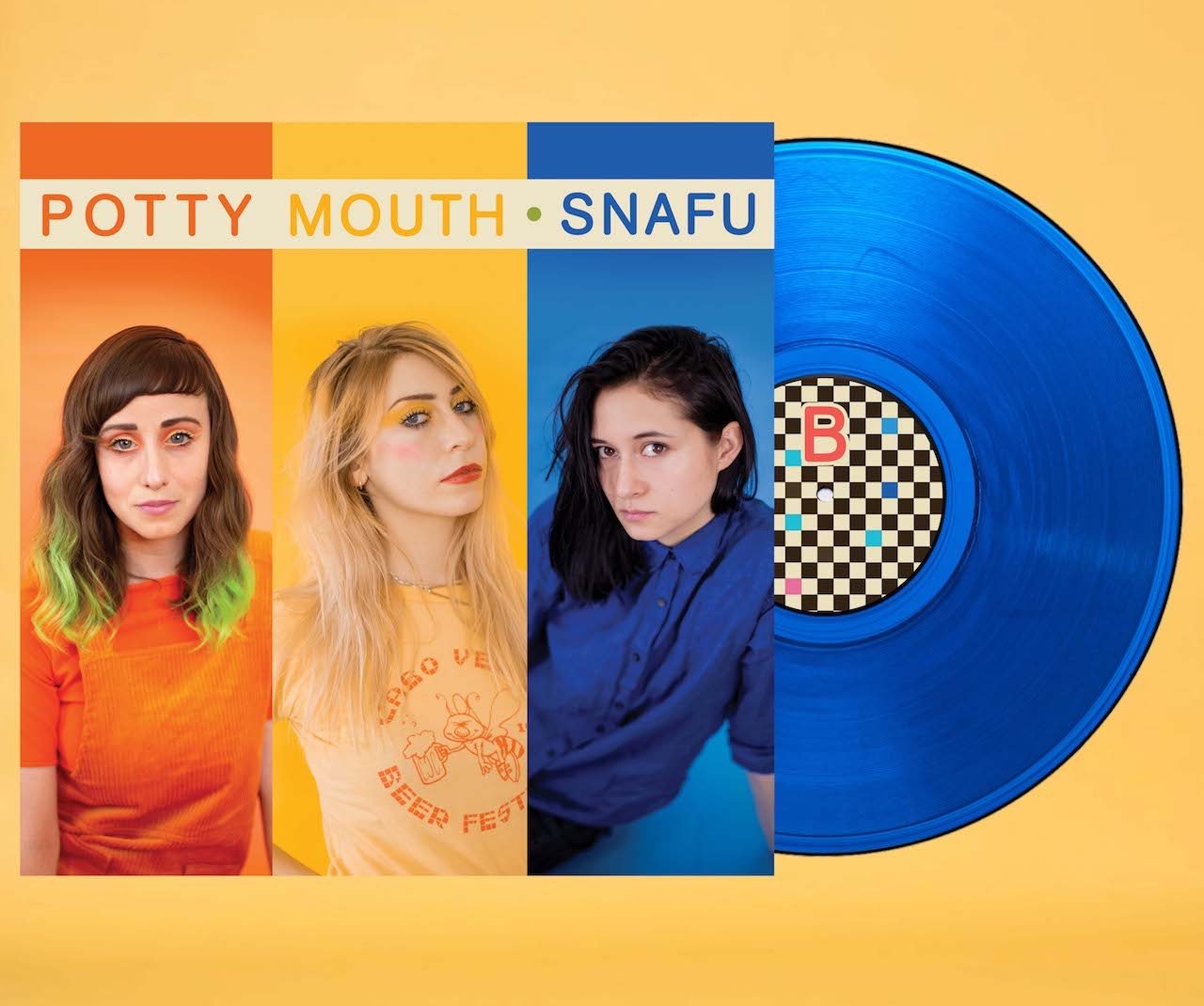 Image of "SNAFU" LP (BLUE VINYL)