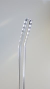 Image 4 of 4 Pack of Clear Glass Straws 