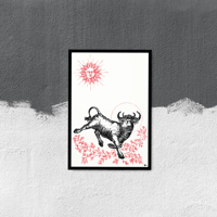 Image 1 of "Taurus", 13"x19" Art Print