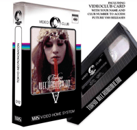LIMITED 20 TOKYO NECRONOMICON - VIDEO CLUB VHS IN CRYSTAL BOX + DVD + MEMBERCARD