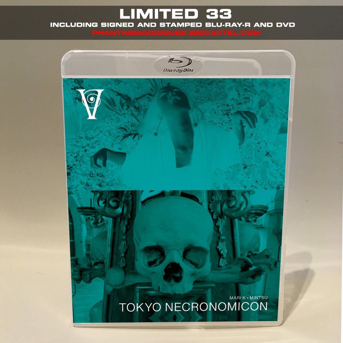 Tokyo Necronomicon Limited 33 Signed Stamped Blu Ray R Dvd Design B Phantasma Disques