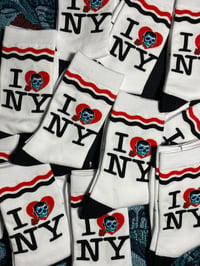 Image 1 of I Love NY crew socks