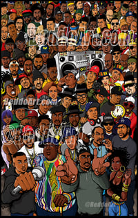 Image 1 of The Golden Age of Hip Hop by Beddo print or poster.