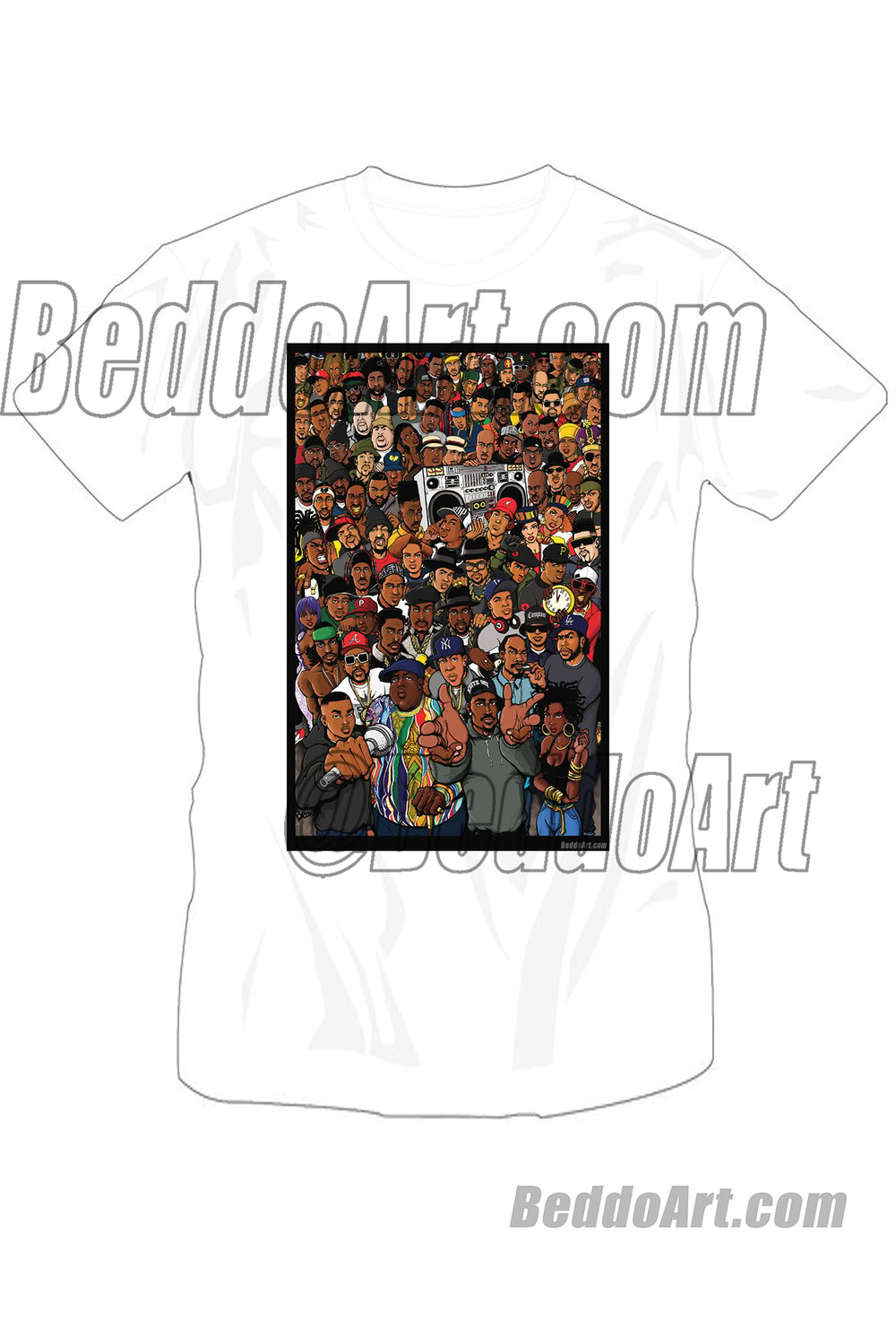 The Golden Age of Hip Hop by Beddo T-shirt