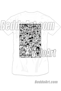 Image 1 of The Golden Age (black & white version) T-shirt by Beddo