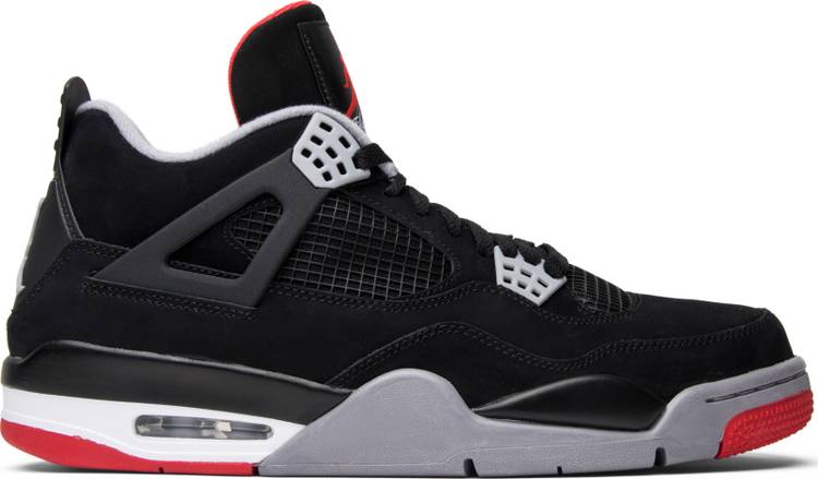 Image of Air Jordan Retro 4 Bred Release May 2019 