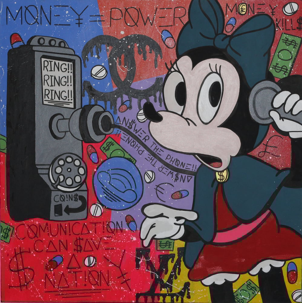 Image of Answer The Phone Canvas 