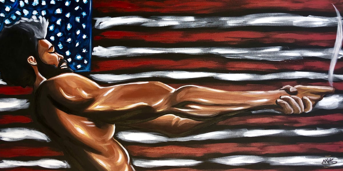 Image of “This Is America” (24x48 Canvas Print)