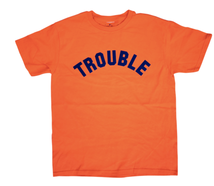 Image of TROUBLE TEE - ORANGE
